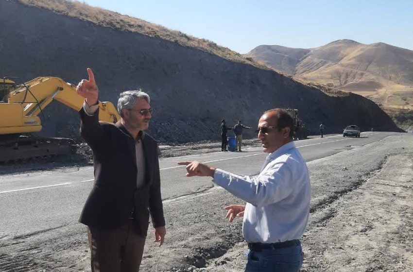  بازدید بخشدار ترکمانچای از روند اجرای پروژه های عمرانی