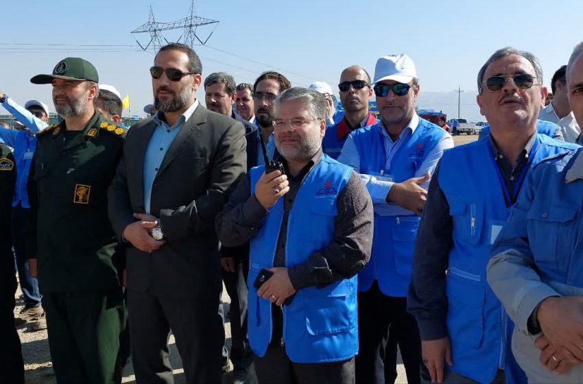  مانور استانی آمادگی برای برخورد با خط انتقال گاز در شهرستان میانه برگزار شد