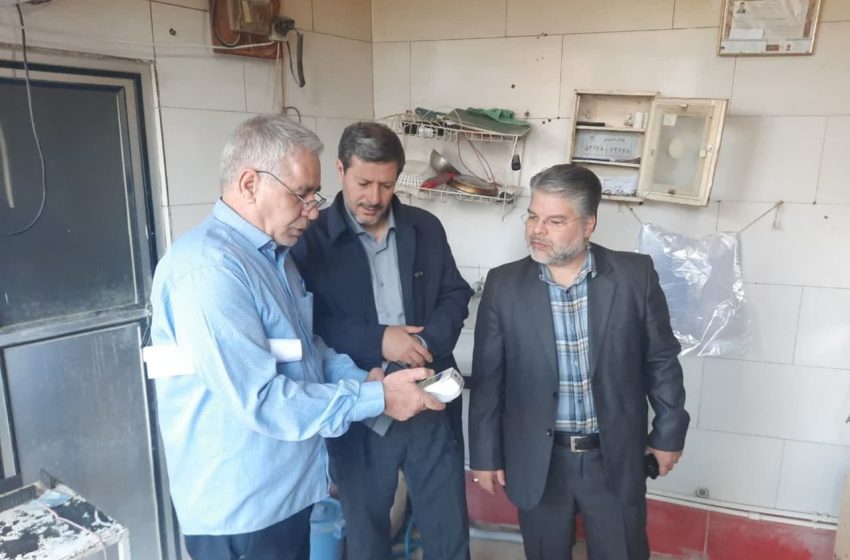  سرپرست فرمانداری میانه از چند واحد نانوایی بازدید کرد