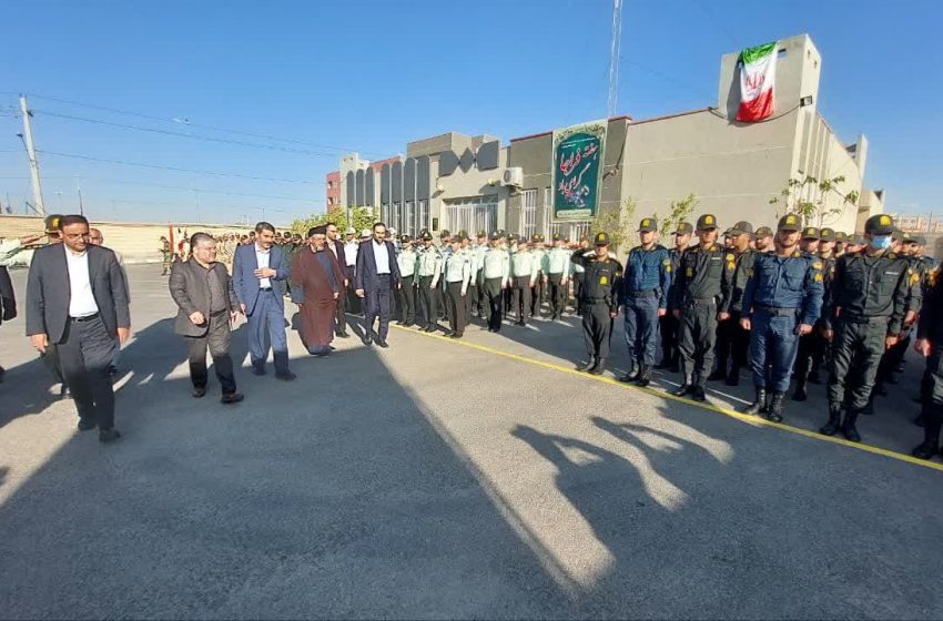  صبحگاه مشترک نیروهای مسلح در میانه برگزار شد