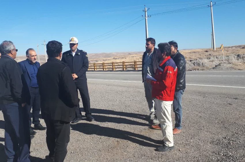  بررسی وضعیت ساخت پل روگذر محور دوم مسیر سرچم –اردبیل در تقاطع رمپ آقکند
