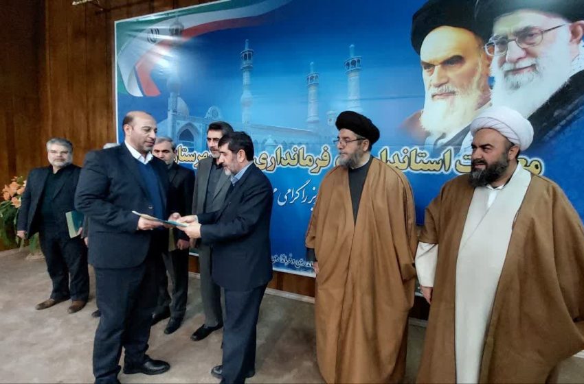  در مراسمی، فرماندار جدید شهرستان میانه معرفی شد
