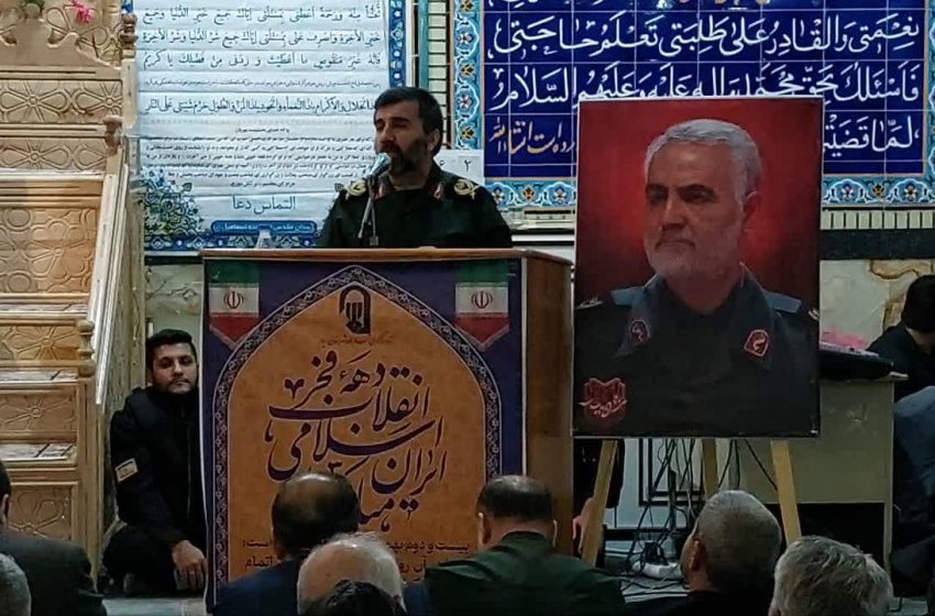  یادواره سرداران شهید شهرستان میانه و اربعین شهدای حادثه تروریستی کرمان در میانه برگزار شد