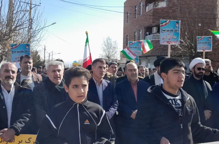  راهپیمایی ۲۲ بهمن در بخش کندوان