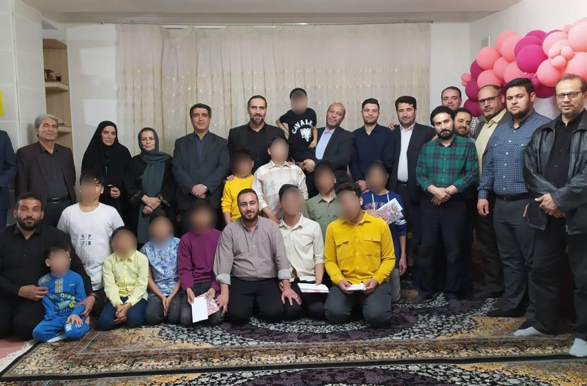  فرماندار ویژه میانه، در جمع کودکان “خانه امید نو” حضور یافت