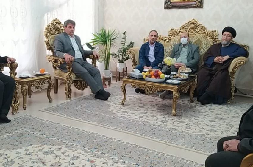  فرماندار میانه با خانواده معظم شهدا دیدار کرد