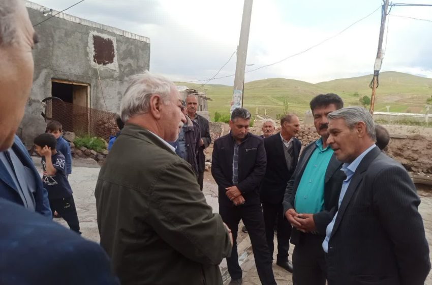 بازدید بخشدار مرکزی شهرستان میانه از روستاهای تابع بخش