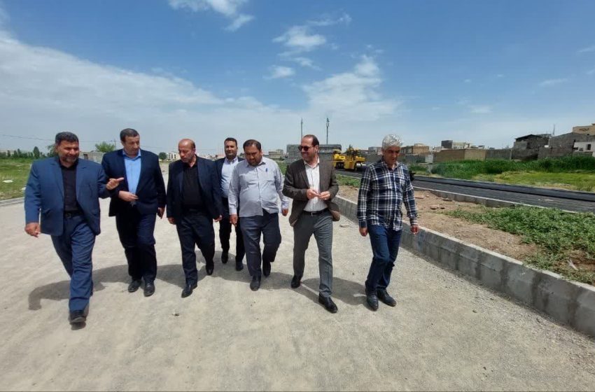  فرماندار میانه از روند اجرای پروژه کمربندی جنوبی بازدید کرد