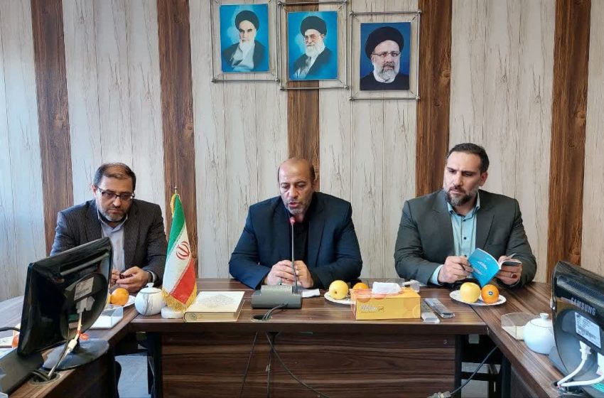  جلسه مشترک فرماندار با اعضای هیئت های نظارت، اجرایی و اداری انتخابات ریاست جمهوری تشکیل شد