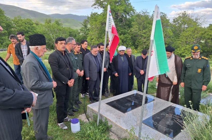 برگزاری مراسم شهدای خدمت در روستای نشق