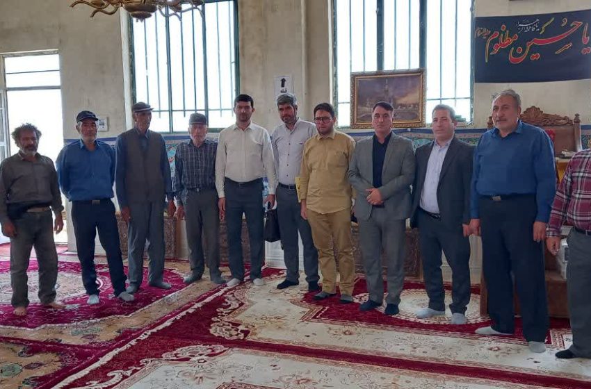 بازدید بخشدار کندوان و رئیس راهداری از روستای علی بیگلو و گمین