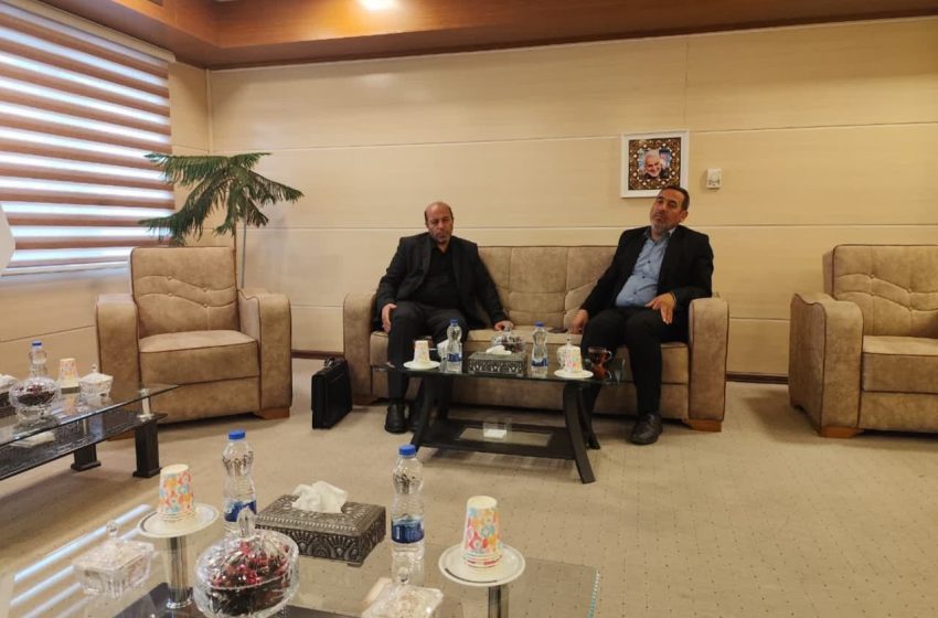  فرماندار میانه با رئیس سازمان مدیریت و برنامه ریزی استان دیدار کرد