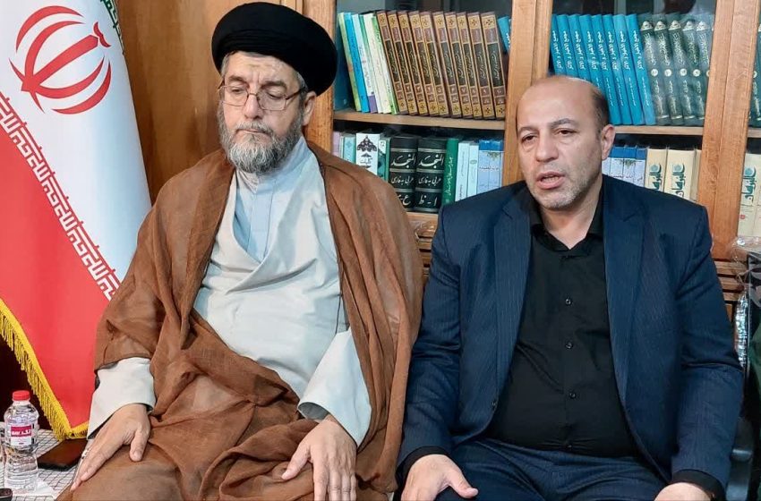  فرماندار میانه، عید غدیر و سادات را به امام جمعه میانه تبریک گفت