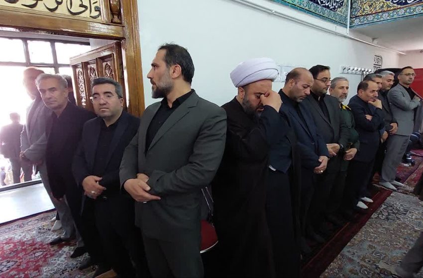  تصاویری از برگزاری مراسم گرامیداشت شهدای خدمت در شهرستان ترکمانچای