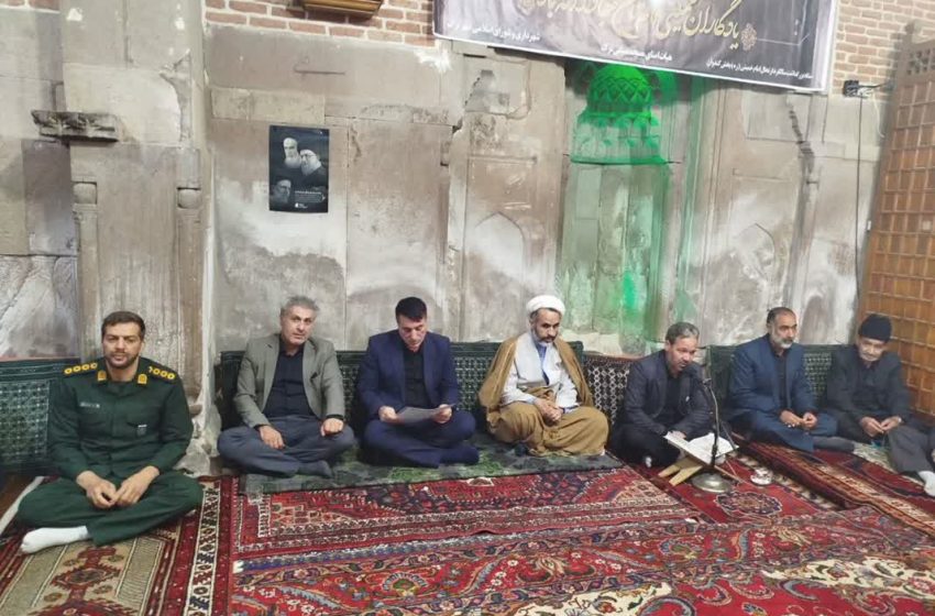  برگزاری مراسم سالگرد ارتحال امام راحل در بخش کندوان