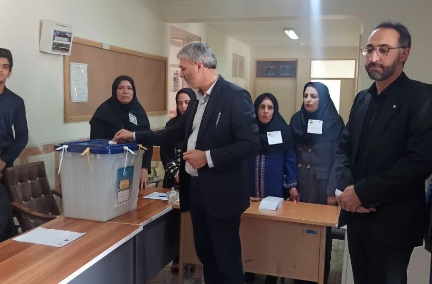  حضور پر شور اهالی بخش ترکمانچای در انتخابات چهاردهمین دوره ریاست جمهوری