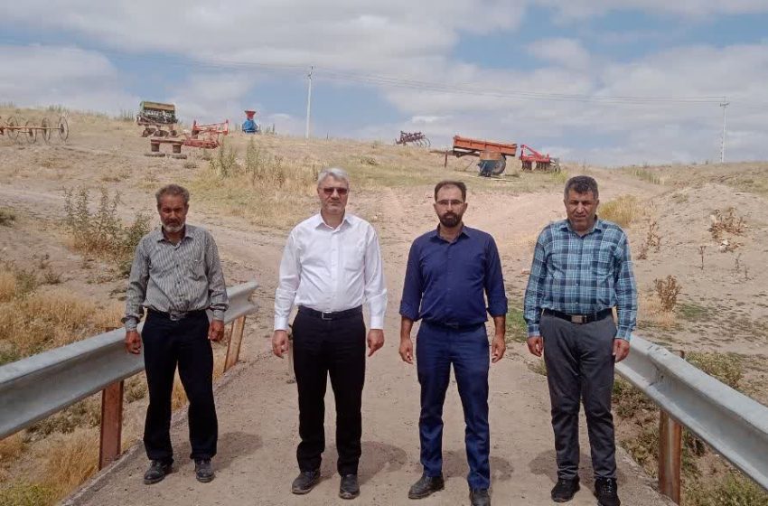  بازدید بخشدار ترکمانچای از روستاهای بخش