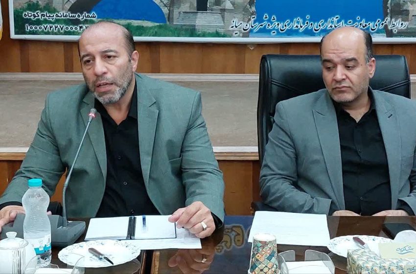 فرماندار میانه خواستار تسریع صدور مجوز راه اندازی خط جدید نورد در میانه شد