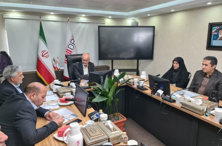 دیدار فرماندار و نمایندگان میانه با سرپرست سازمان ایمیدرو در تهران
