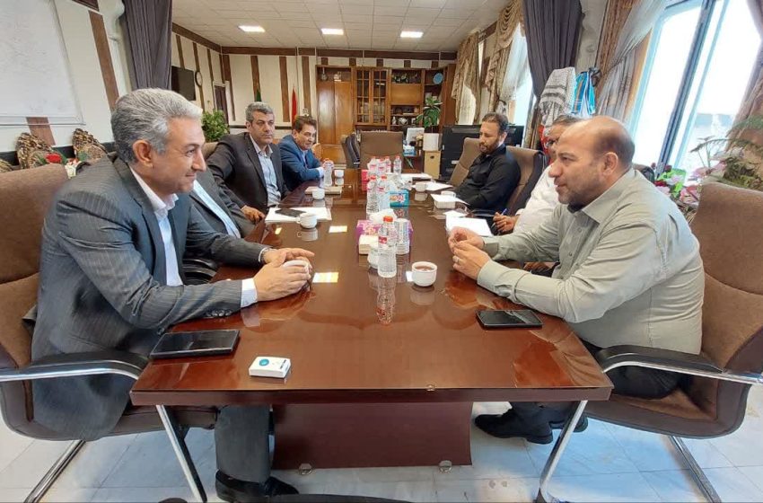  فرماندار میانه با مدیرکل راه آهن شمالغرب، تشکیل جلسه داد