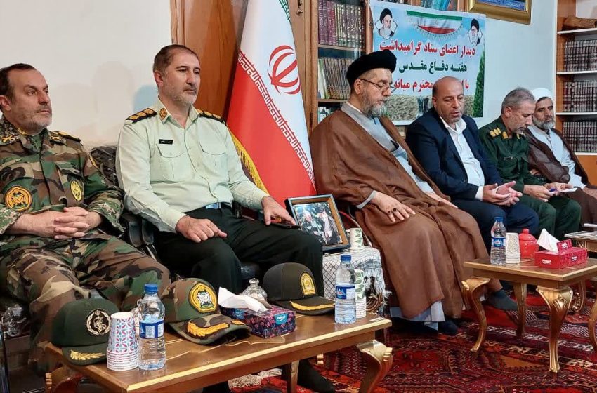  دیدار فرماندار و اعضای شورای اداری شهرستان میانه با امام جمعه میانه