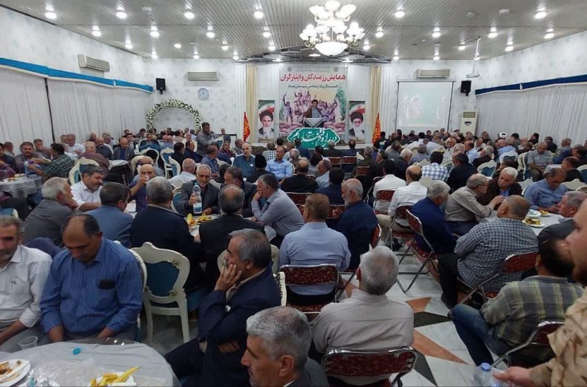  همایش تکریم رزمندگان و ایثارگران هشت سال دفاع مقدس شهرستان میانه برگزار شد