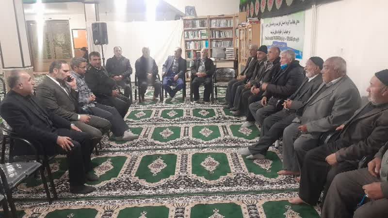  برگزاری جلسه اداری و نشست مردمی بخشدار کاغذکنان با حضور دادستان شهرستان
