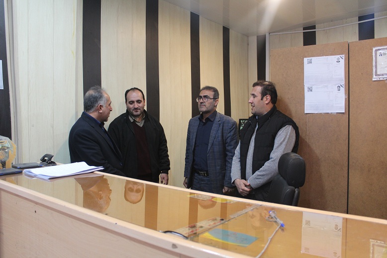  دیدار رئیس جدیدثبت احوال شهرستان با بخشدار کاغذکنان