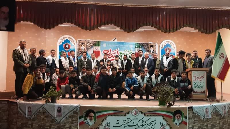  همایش “نمایش اقتدار بسیج” در بخش کندوان برپا شد