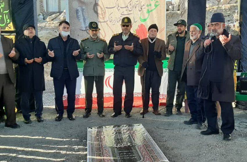  برگزاری مراسم‌اولین سالگرد شهید گمنام شهر ترک