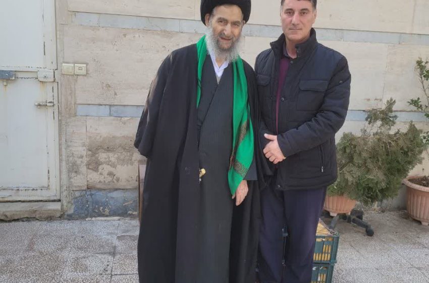  دیدار بخشدار‌کندوان با آیت الله میر عظیمی ترکی در قم