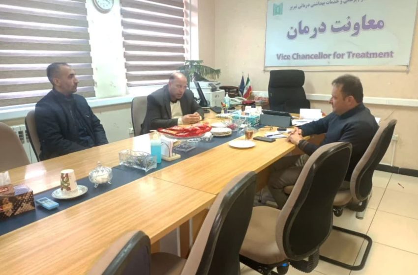  دیدار و گفتگوی فرماندار میانه با معاون درمان دانشگاه علوم پزشکی تبریز