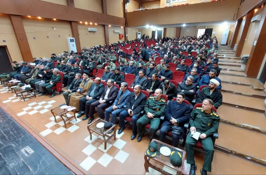  مراسم گرامیداشت پنجمین سالگرد شهادت سردار شهید سلیمانی در میانه برپا شد