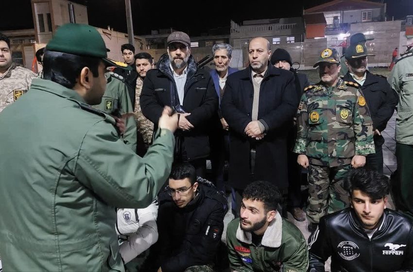  رزمایش اقتدار گشت های رضویون در شهرستان میانه برگزار شد