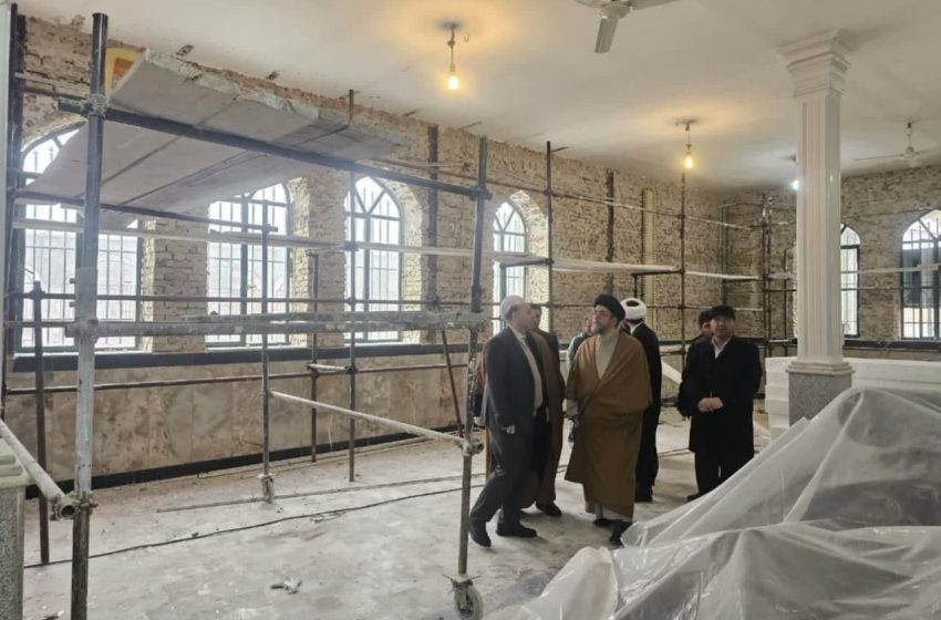  فرماندار میانه از پروژه مرمت و بازسازی شبستان خواهران مسجد جامع بازدید کرد