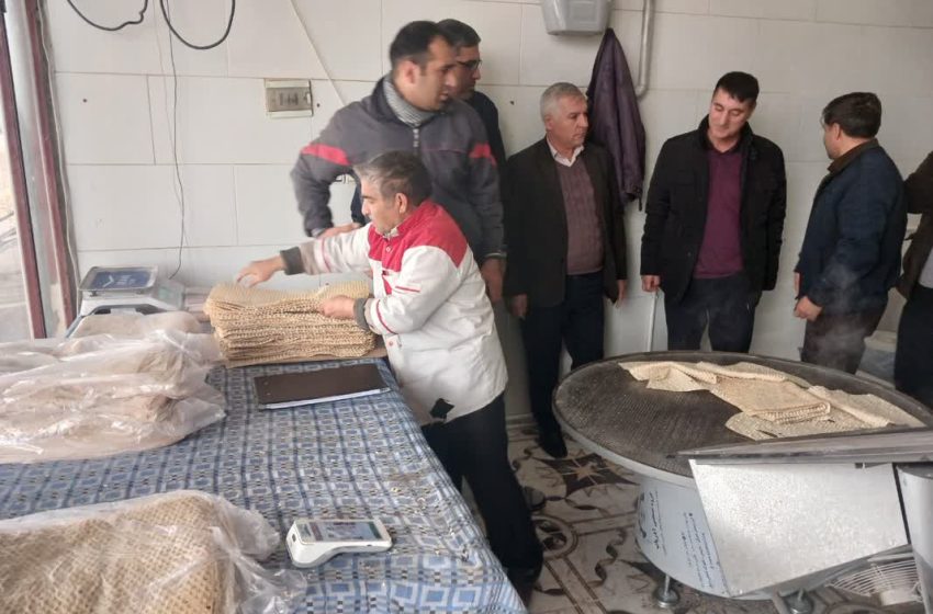  بازدید مشترک بخشداری کندوان و ادارات از نانوایی‌های سطح شهر و روستاهای بخش کندوان