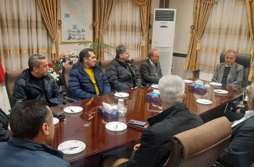  دیدار اعضای تعاونی مسکن شهرداری با فرماندار میانه