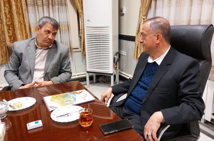  دیدار رییس بنیاد شهید و امور ایثارگران شهرستان میانه با فرماندار ویژه شهرستان