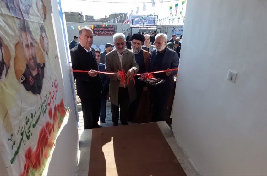  آیین افتتاح دفتر ستاد توسعه و بازسازی عتبات عالیات شهر ترک بخش کندوان میانه