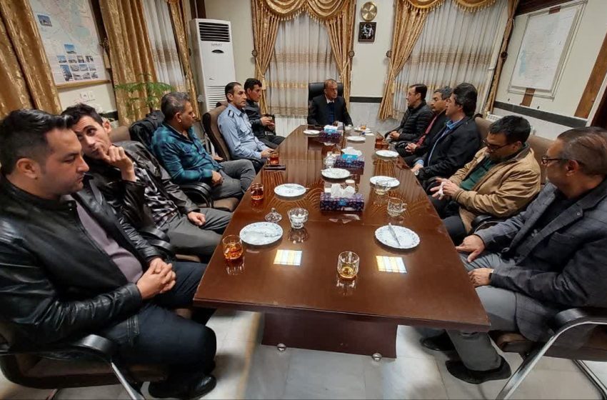 دیدار اقشار مختلفی از بخش کندوان میانه با فرماندار ویژه شهرستان بمناسبت تبریک انتصاب