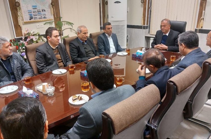  دیدار جامعه دانشگاهی شهرستان با فرماندار ویژه میانه برای تبریک انتصاب