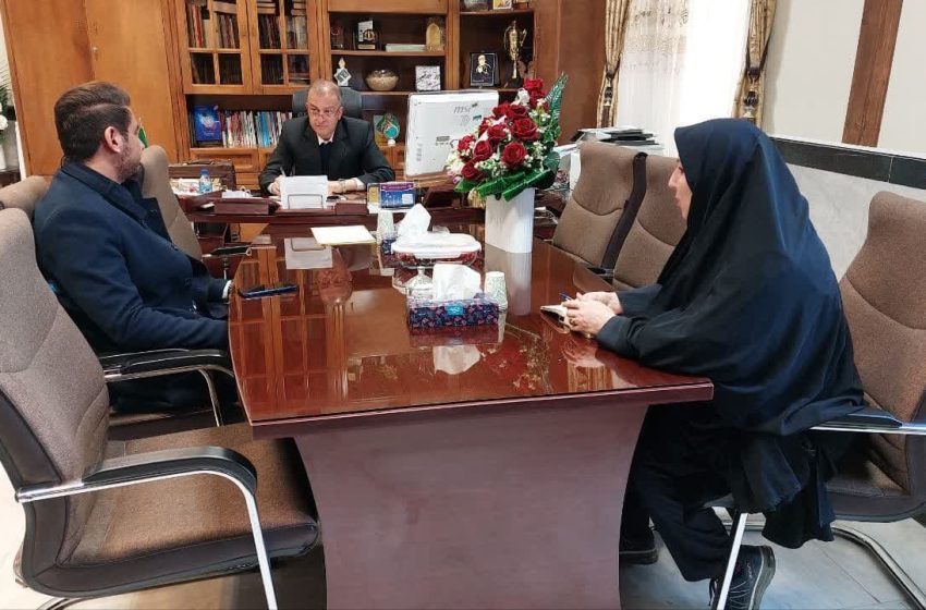  دیدار مجری برنامه‌های بنیاد علوی در استان با فرماندار ویژه میانه