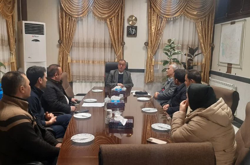  جلسه اعضای ناحیه نوآوری با فرماندار ویژه میانه برگزار شد
