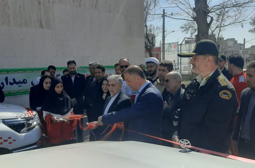  سه دستگاه خودرو امدادی، عملیاتی به ناوگان هلال احمر شهرستان میانه تحویل شد