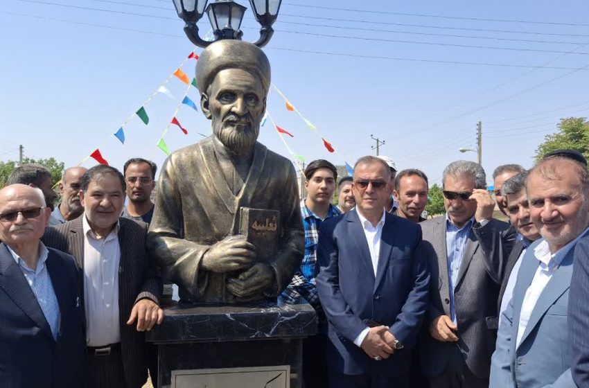  سردیس محمدباقرخلخالی در زادگاهش رونمایی شد