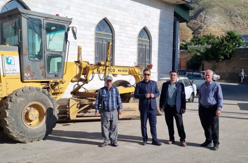  بازدید بخشدار کندوان از زیر سازی معابر و نانوایی روستای آوین.