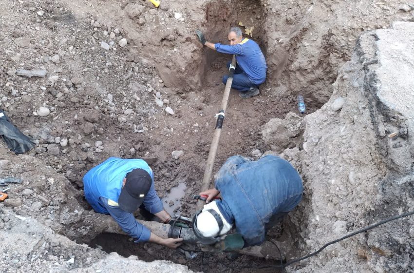  برخورد بیل مکانیکی حین انجام حفاری به شبکه گاز ۴ اینچ در شهرک ولیعصر