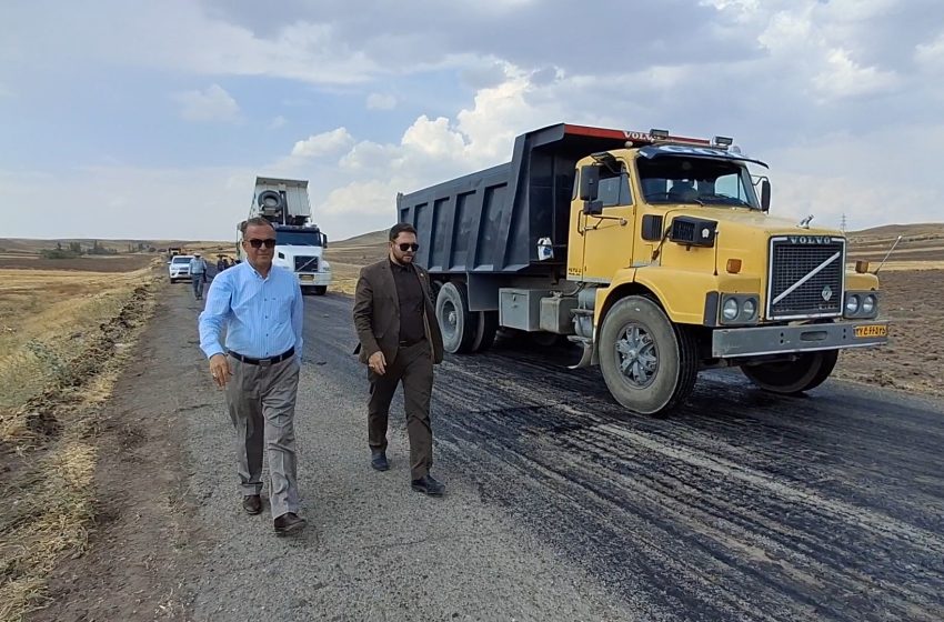  عملیاتی شدن اقدامات و پیگیری ها در حوزه راهسازی/اجرای همزمان ۴ پروژه راهسازی در شهرستان میانه