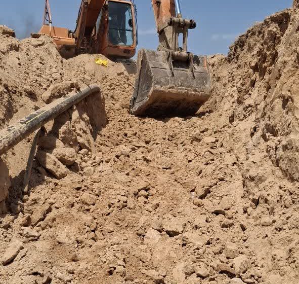  رانش زمین در روستای سفید خانی بخش کندوان و احتمال وقوع حادثه در شبکه گازرسانی