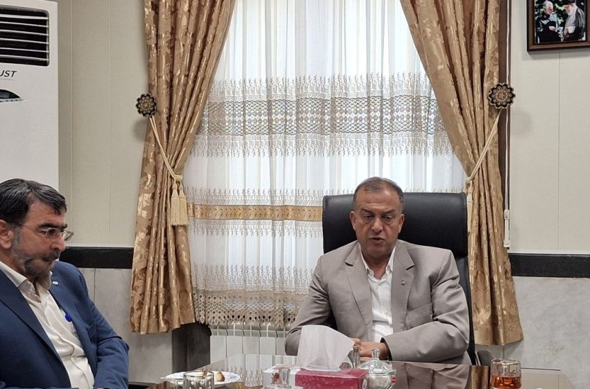  به مناسبت هفته دولت شورای اداری بخش کندوان با فرماندار ویژه میانه دیدار کردند